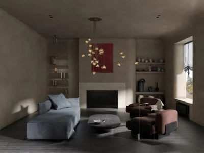 Cozy Apartment Showing Diverse Textures in Kiev
